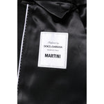 Dolce & Gabbana Black Single Breasted Men Coat MARTINI Blazer JKT41475-46