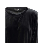 Tom Ford Black Synthetic Shirt TO-9241676-IT42|M