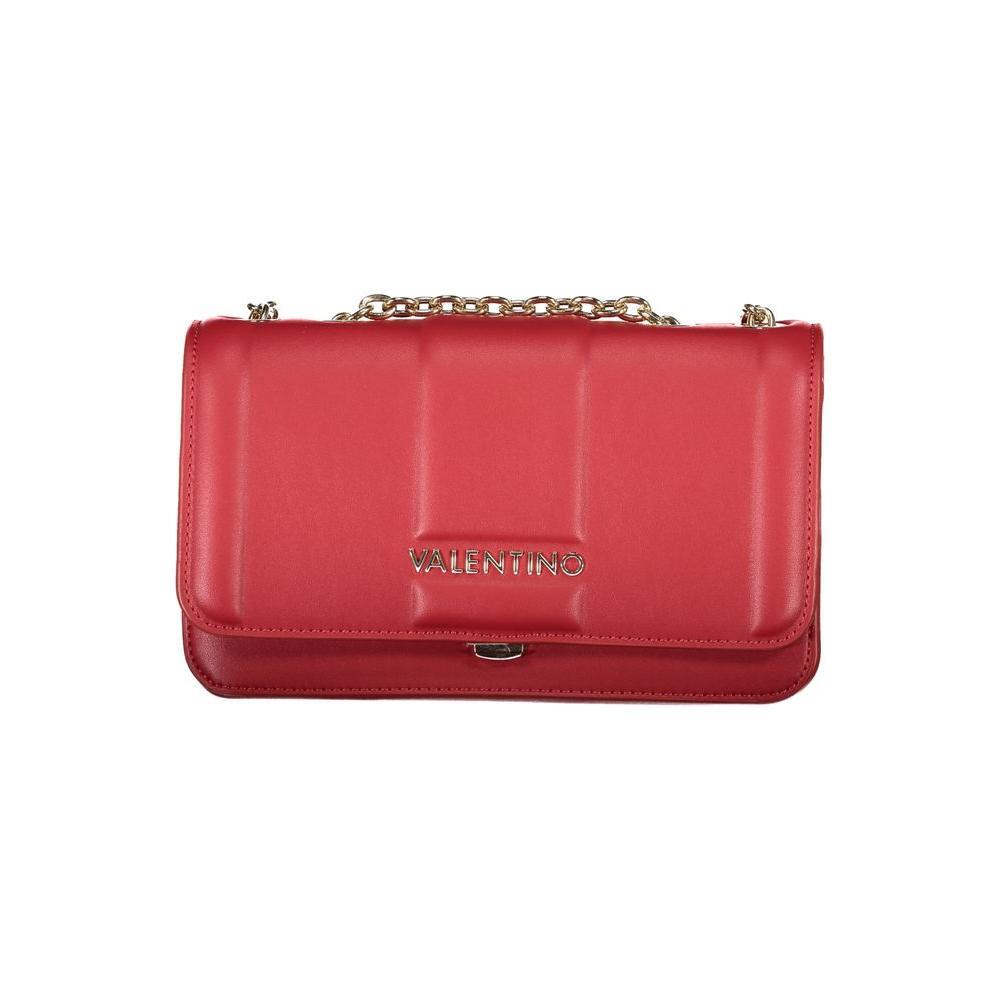 Mario Valentino Red Polyethylene Women Handbag