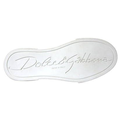 Dolce & Gabbana Multicolor Patchwork Low Top Sneakers Shoes