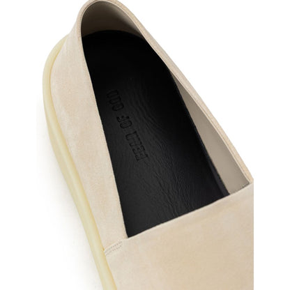 Fear Of God Beige Leather Slip-On Loafer