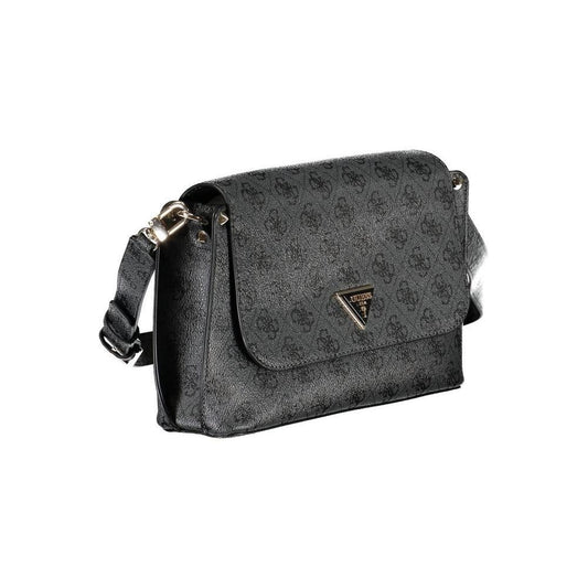 Guess Jeans Black Polyethylene Handbag
