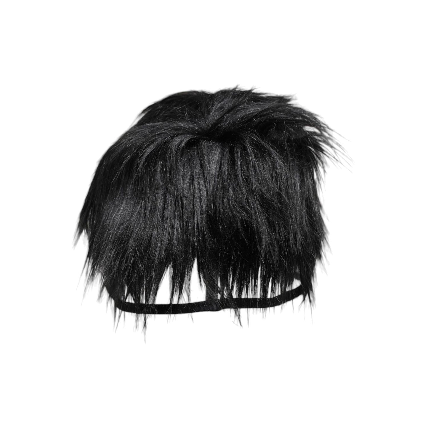 Dolce & Gabbana Black Faux Fur Bucket Hat HAT9667-57
