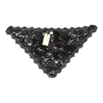Dolce & Gabbana Black Lace Floral Applique Cotton Veil Hat HAT9708-40