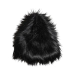 Dolce & Gabbana Black Acrylic Fur Womens Bucket Hat HAT9794-58