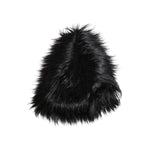Dolce & Gabbana Black Acrylic Fur Womens Bucket Hat HAT9794-58