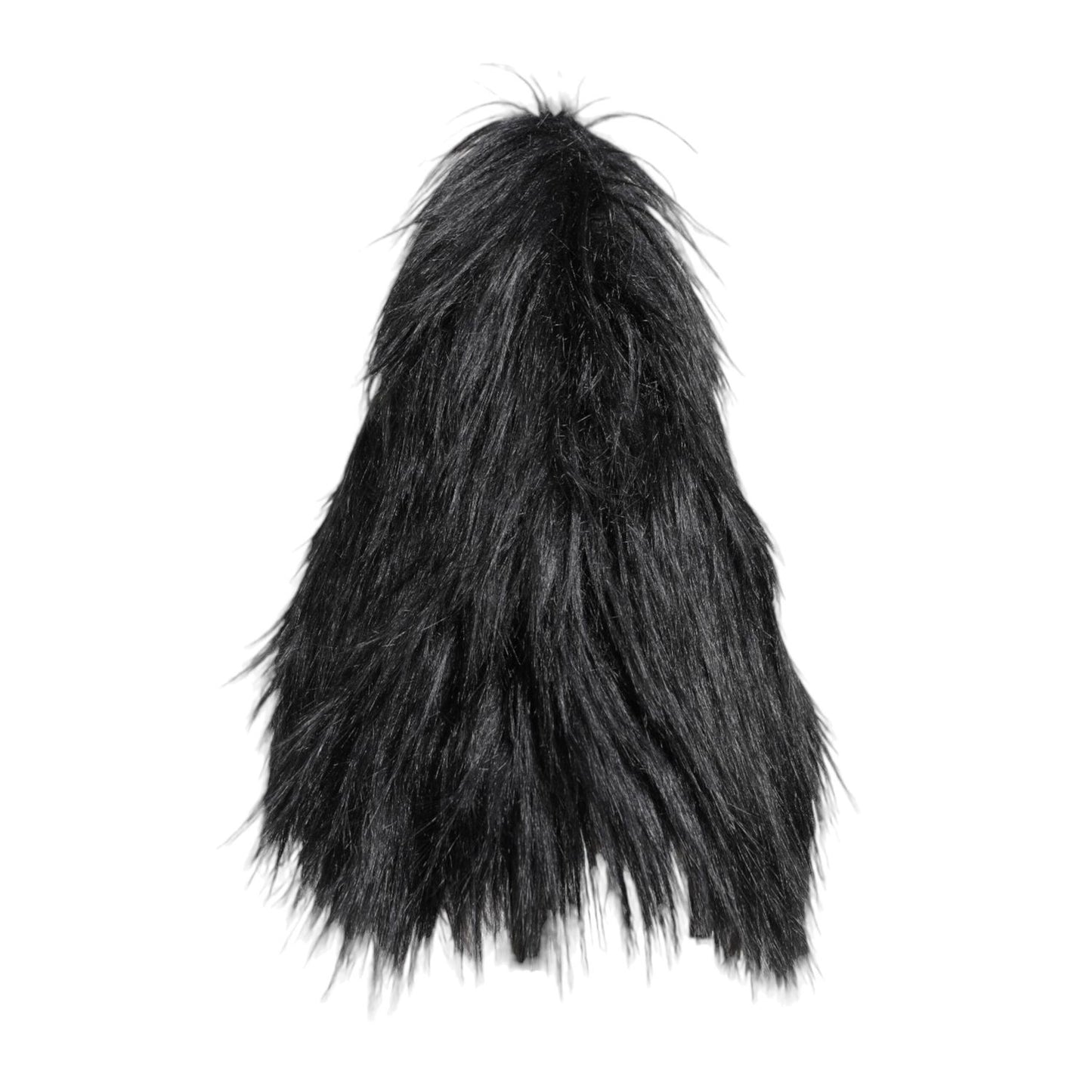 Dolce & Gabbana Black Acrylic Fur Womens Bucket Hat HAT9794-58