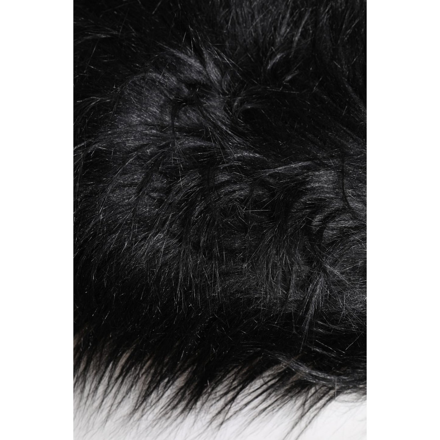 Dolce & Gabbana Black Acrylic Fur Womens Bucket Hat HAT9794-58