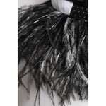 Dolce & Gabbana White Black Polka Dot Feathers Baseball Cap HAT9831-56