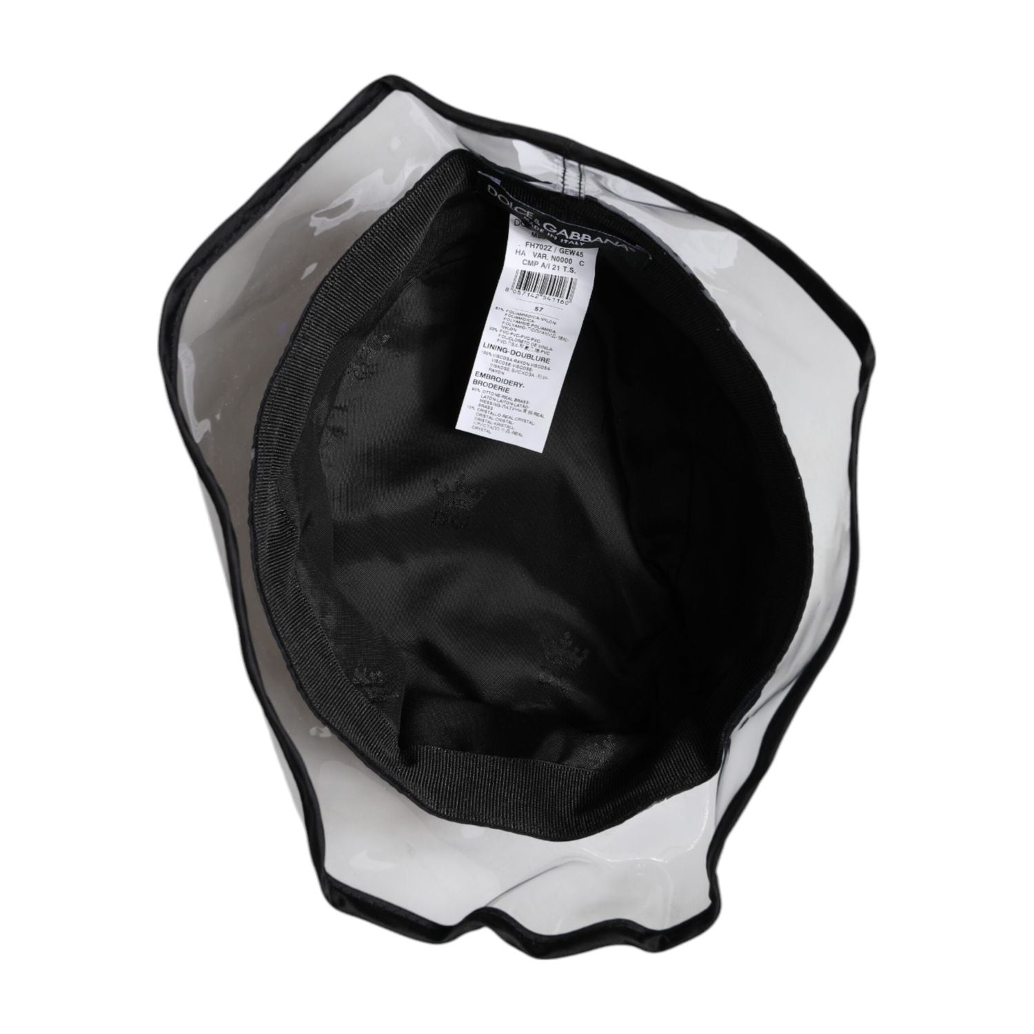 Front view with bag zipped and handles upright.