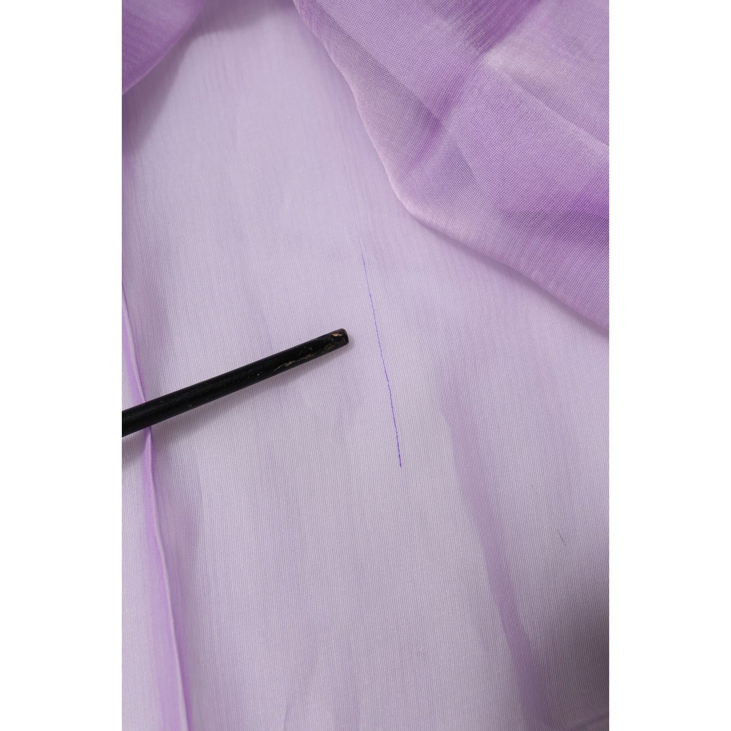 Dolce & Gabbana Purple Silk Rectangle Wrap Shawl Scarf MS7499