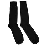 Dolce & Gabbana Black Solid Cotton Mid Calf Men Socks SCS2224-L