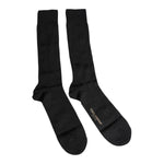 Dolce & Gabbana Black Stretch Logo Mid Calf Men Socks SCS2235-L