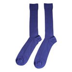Dolce & Gabbana Purple Cotton Logo Over The Calf Socks SCS2241-L