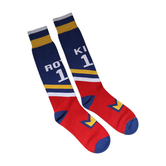 Dolce & Gabbana Multicolor Cotton Stretch Over Calf Socks SCS2257-M