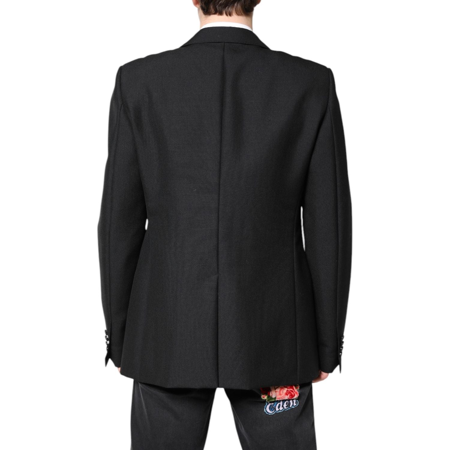Front view with bag zipped and handles upright.