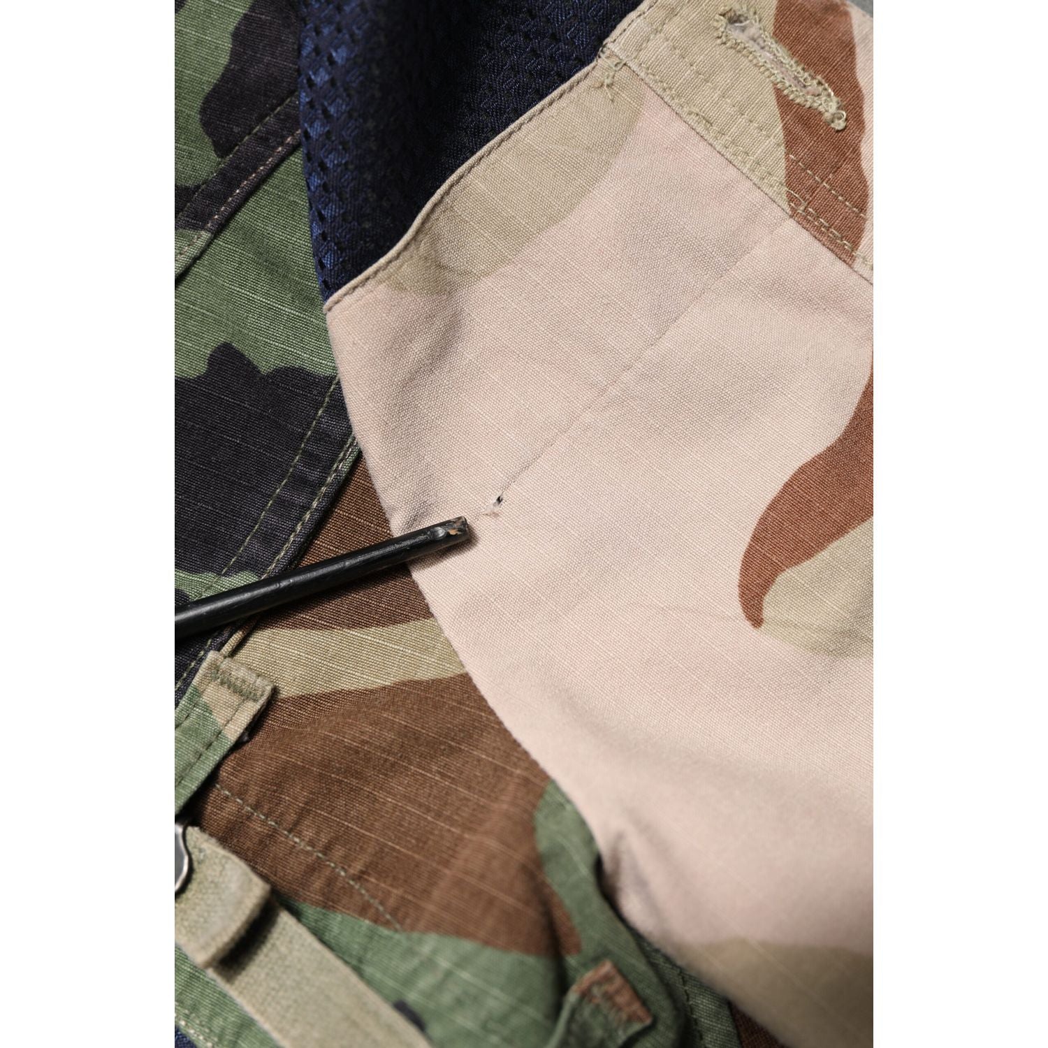 Dolce & Gabbana Multicolor Camouflage Patchwork Coat Blazer