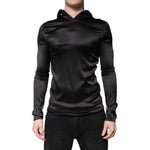 Dolce & Gabbana Black Silk Turtleneck Men Pullover Sweater TSH90185-50