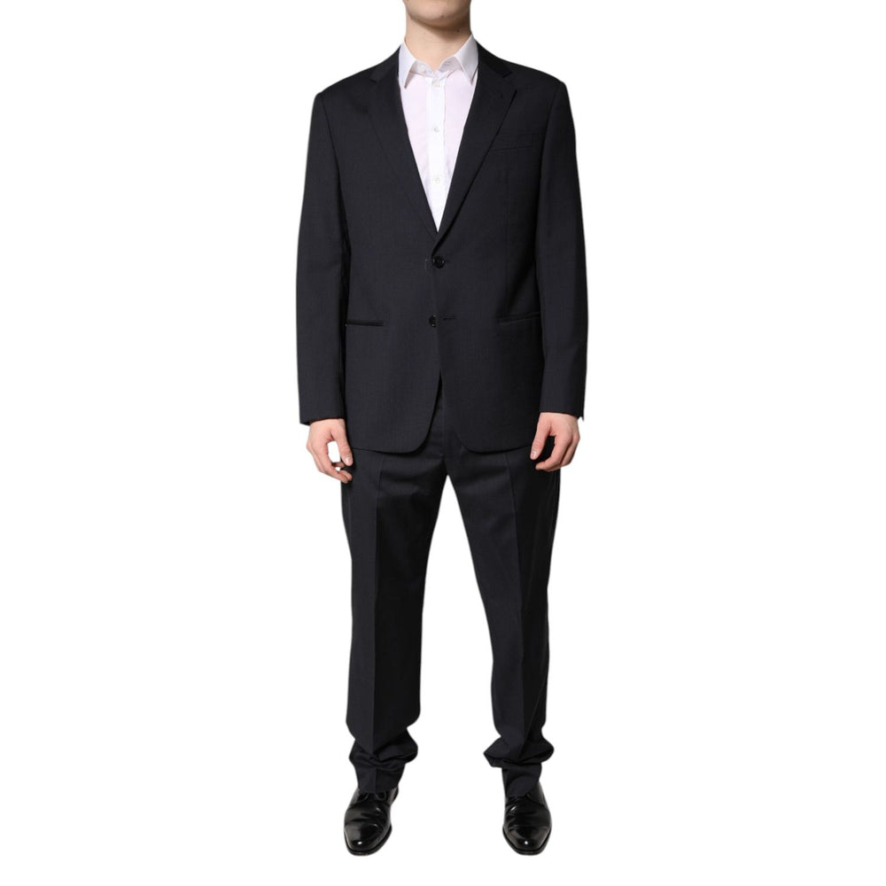 Emporio Armani Black Single Breasted Formal 2 Piece Suit KOS2266-48