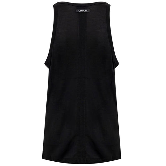 Tom Ford Black Silk Tank Top TO-8628676-36