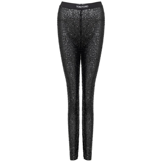 Tom Ford Black Polyester Joggers Workout Pant TO-8869676-XS