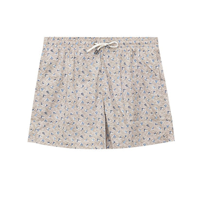 Canali Beige Polyester Swim Shorts