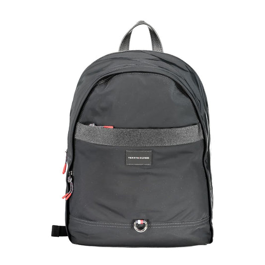 Tommy Hilfiger Black Polyester Backpack TO-31022