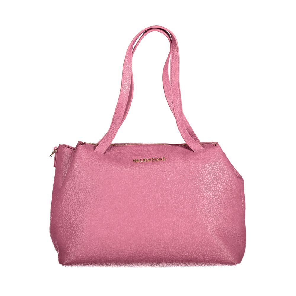 Mario Valentino Pink Polyethylene Women Handbag with shoulder straps