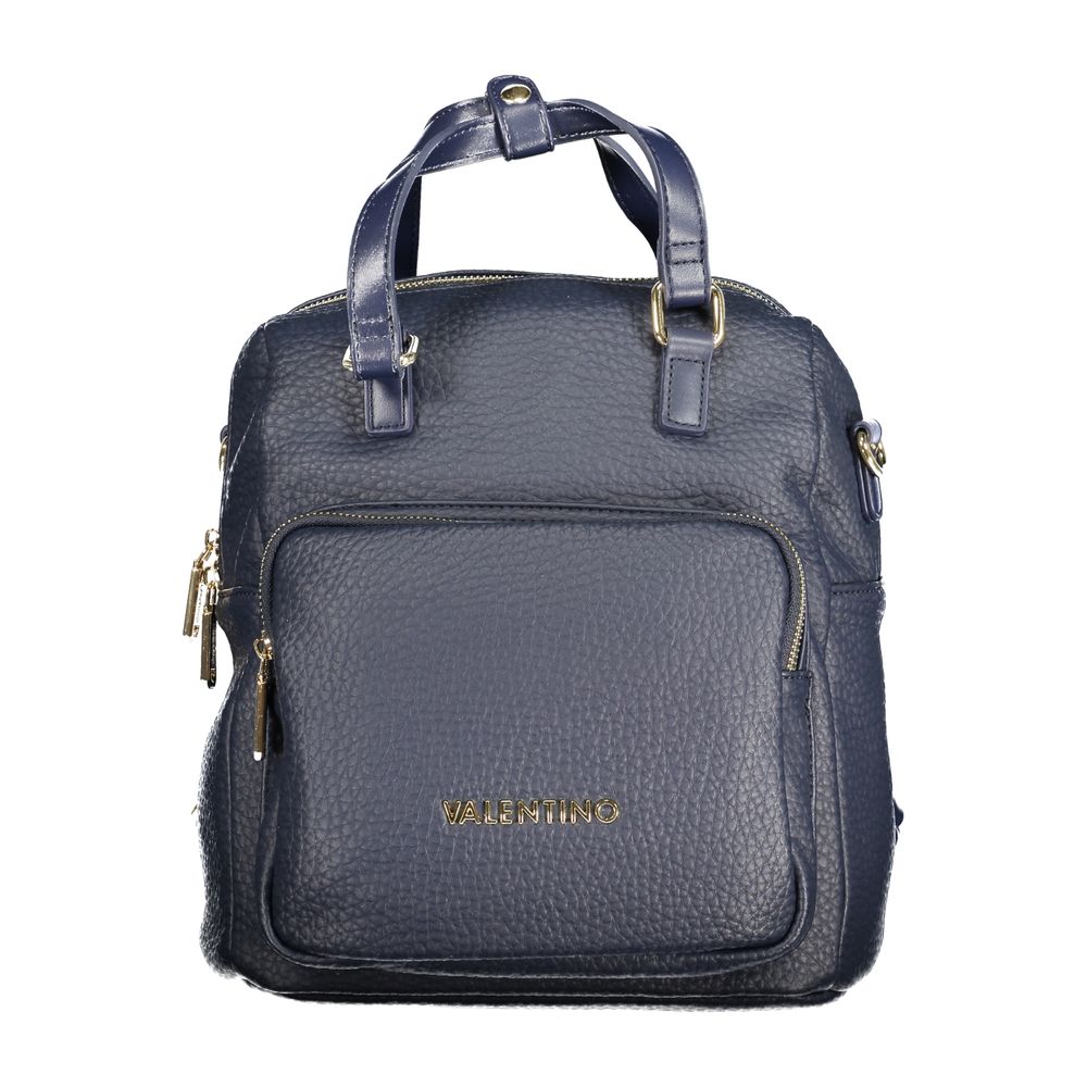 Mario Valentino Blue Polyethylene Backpack