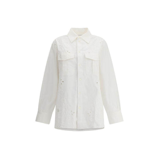 Marine Serre Sangallo Shirt MA-USI022AUWOV0045WH20-S
