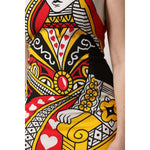 Dolce & Gabbana White Queen Of Hearts Sleeveless Maxi Dress DR81662-38
