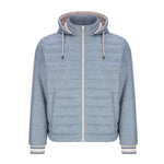 Herno Blue Silk Men Jacket