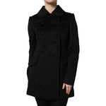 Dolce & Gabbana Black Wool Sartoria Italiano Blazer Jacket