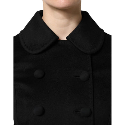 Dolce & Gabbana Black Wool Sartoria Italiano Blazer Jacket