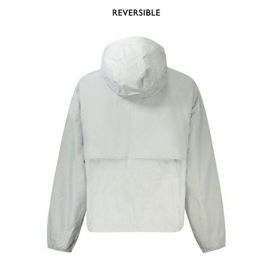 K-WAY Gray Nylon Women Jacket KW-34131-M
