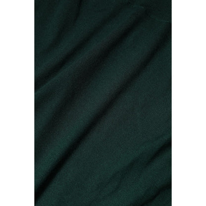Dolce & Gabbana Green Cashmere Knitted Men Pullover Sweater