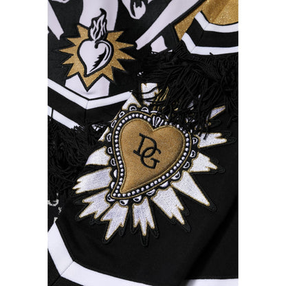 Dolce & Gabbana Multicolor Cotton Crew Neck Pullover Sweater