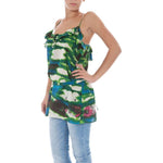 John Galliano Green Cotton Unisex Tank