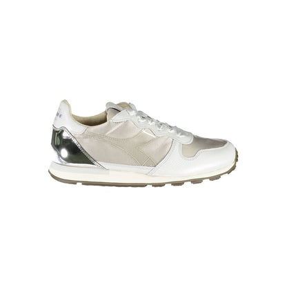 Diadora Gray Leather Women Sneaker