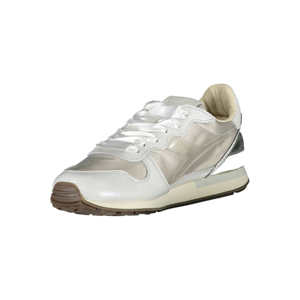 Diadora Gray Leather Women Sneaker