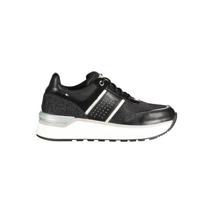 U.S. POLO ASSN. Black Polyester Sneaker