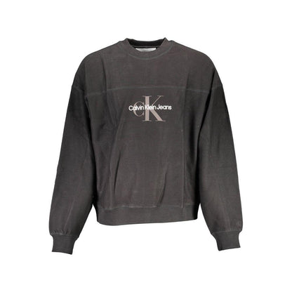 Calvin Klein Black Cotton Men Sweater