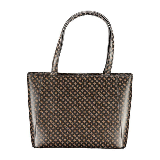 Guess Jeans Brown Polyethylene Handbag