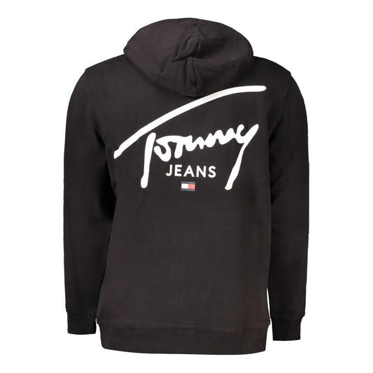 Tommy Hilfiger Black Cotton Men Sweater TO-31907-XXL