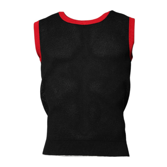 Dolce & Gabbana Black Cotton Slim Fit Round Neck T-shirt TSH90343-48