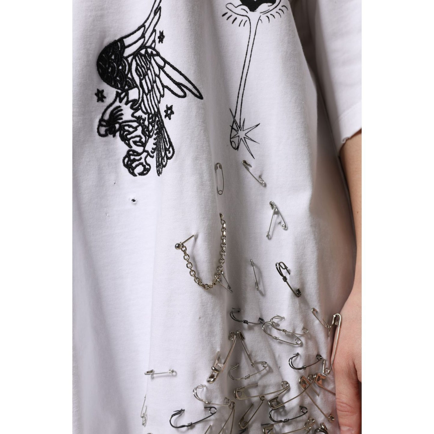 Dolce & Gabbana White Cotton DG BLESSED Printed T-shirt