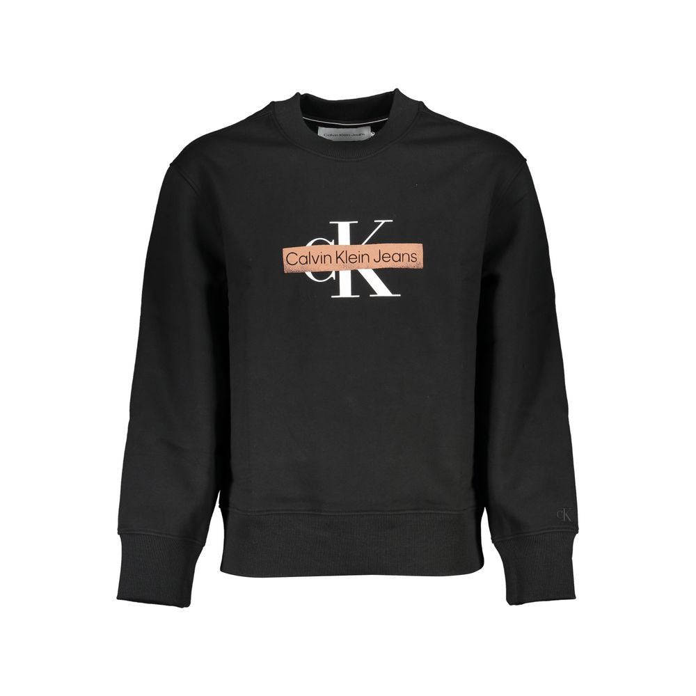 Calvin Klein Black Cotton Men Sweater