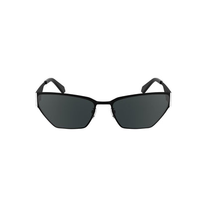 Calvin Klein Black Metal Women Sunglasses