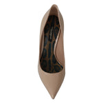 Dolce & Gabbana Beige Patent Leather Stiletto Heel Pumps
