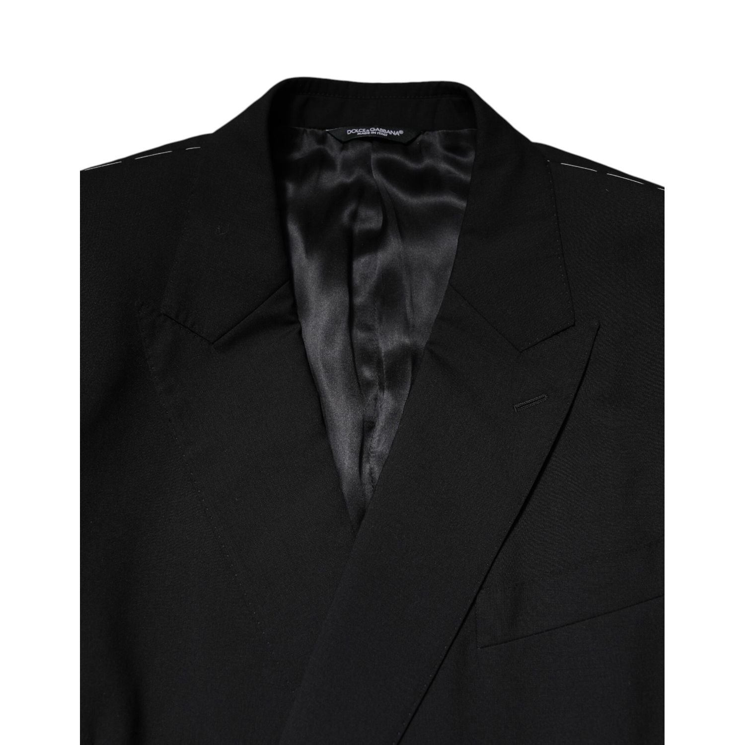 Dolce & Gabbana Black MARTINI Double Breasted Suit Jacket